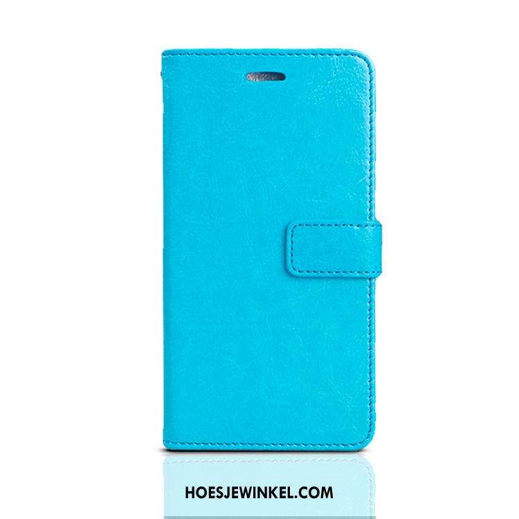 Huawei Y6s Hoesje Leren Etui Wit Mobiele Telefoon, Huawei Y6s Hoesje Clamshell