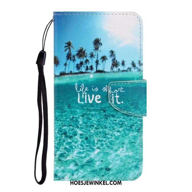Huawei Y6s Hoesje Mobiele Telefoon Leren Etui Kat, Huawei Y6s Hoesje Hoes Clamshell