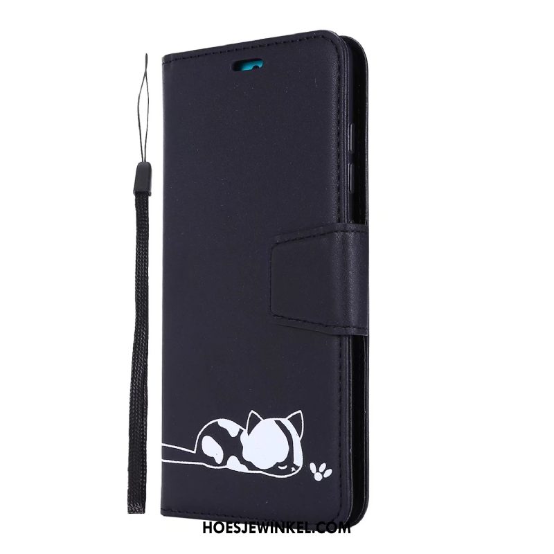 Huawei Y6s Hoesje Portemonnee Rood Vouw, Huawei Y6s Hoesje Folio Mobiele Telefoon