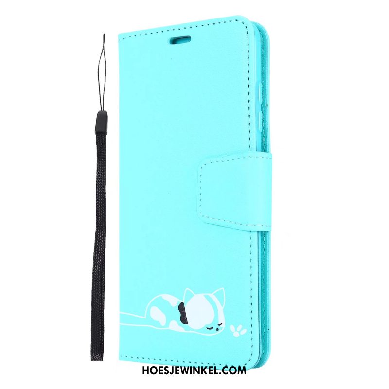 Huawei Y6s Hoesje Portemonnee Rood Vouw, Huawei Y6s Hoesje Folio Mobiele Telefoon