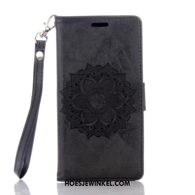 Huawei Y7 2018 Hoesje Anti-fall Purper Hoes, Huawei Y7 2018 Hoesje Mobiele Telefoon Folio