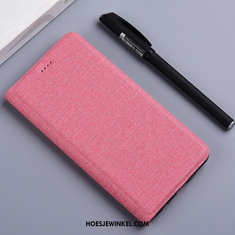 Huawei Y7 2018 Hoesje Anti-fall Siliconen Folio, Huawei Y7 2018 Hoesje Bescherming Blauw