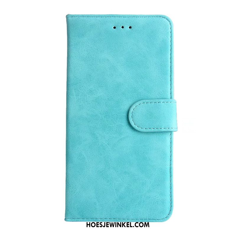 Huawei Y7 2018 Hoesje Bescherming Leren Etui Anti-fall, Huawei Y7 2018 Hoesje Clamshell Mobiele Telefoon Braun