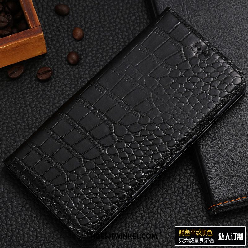 Huawei Y7 2018 Hoesje Leren Etui Folio Anti-fall, Huawei Y7 2018 Hoesje Hoes Patroon