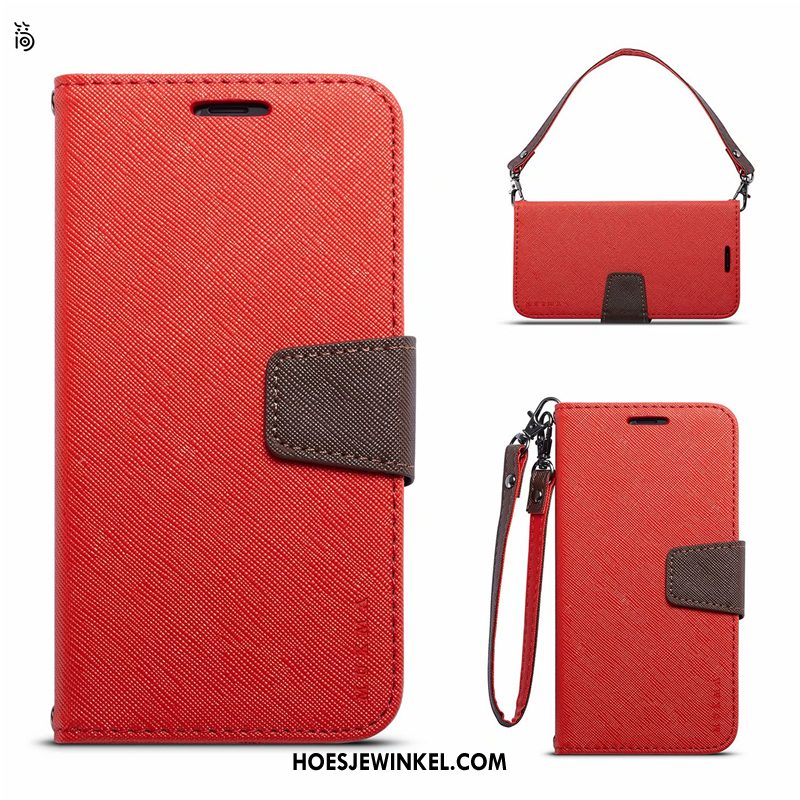 Huawei Y7 2018 Hoesje Mobiele Telefoon Bedrijf Rood, Huawei Y7 2018 Hoesje Anti-fall Zacht