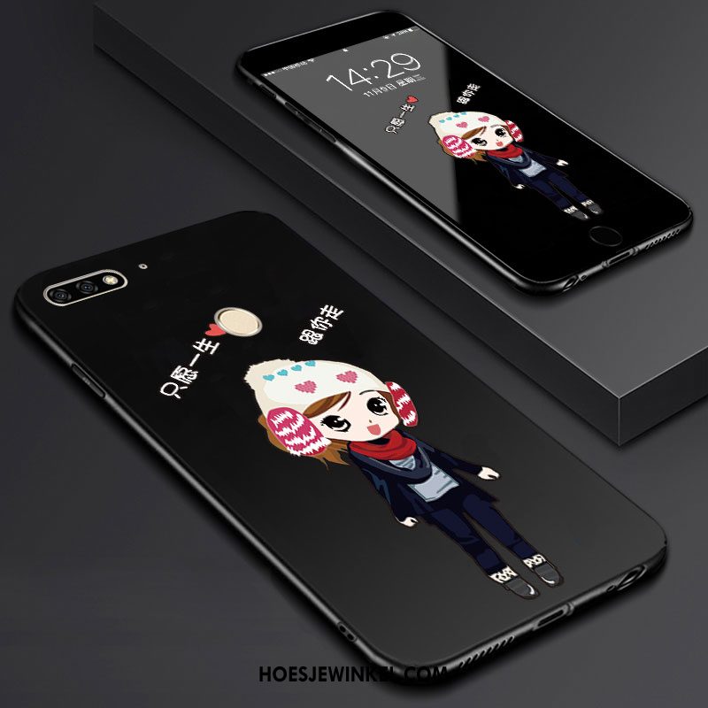 Huawei Y7 2018 Hoesje Mobiele Telefoon Skärmskydd Tempereren, Huawei Y7 2018 Hoesje Spotprent Kunst