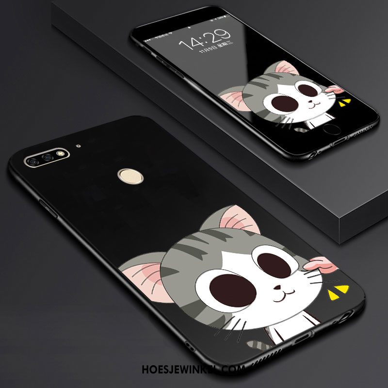 Huawei Y7 2018 Hoesje Mobiele Telefoon Skärmskydd Tempereren, Huawei Y7 2018 Hoesje Spotprent Kunst