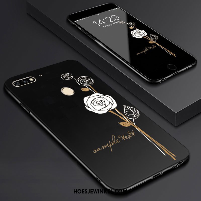 Huawei Y7 2018 Hoesje Mobiele Telefoon Skärmskydd Tempereren, Huawei Y7 2018 Hoesje Spotprent Kunst