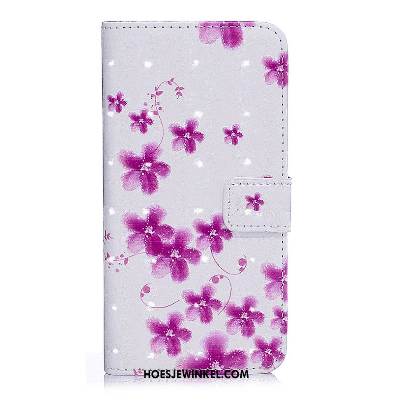 Huawei Y7 2018 Hoesje Roze Hoes Anti-fall, Huawei Y7 2018 Hoesje Reliëf All Inclusive