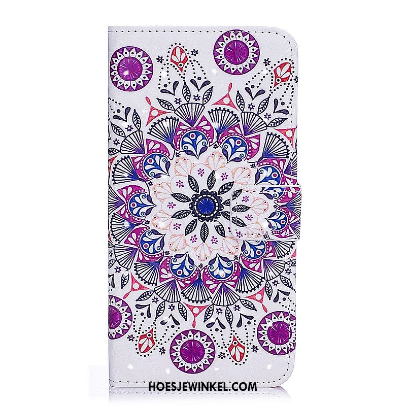 Huawei Y7 2018 Hoesje Roze Hoes Anti-fall, Huawei Y7 2018 Hoesje Reliëf All Inclusive