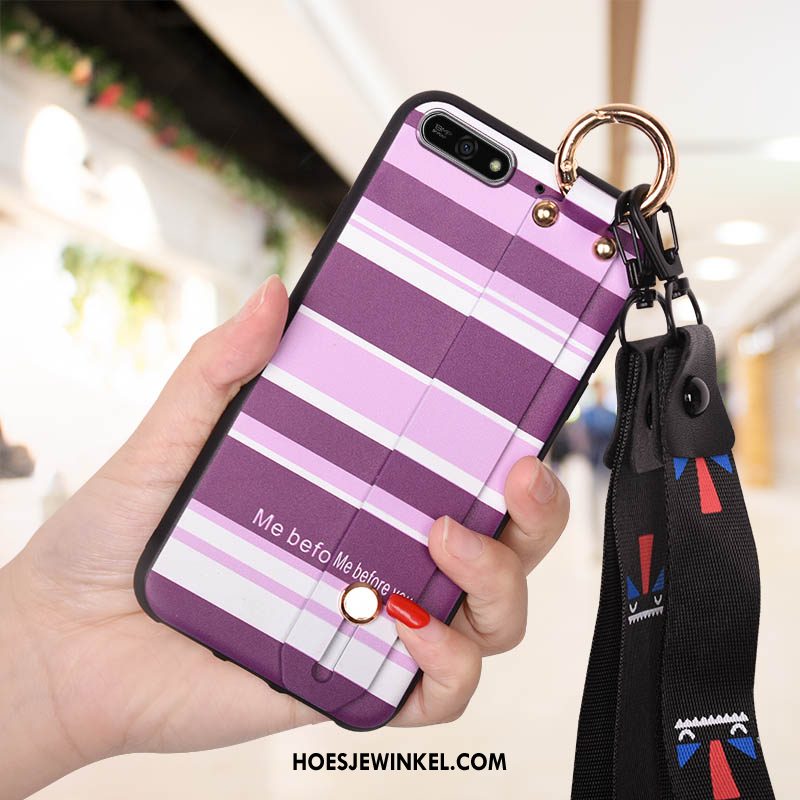 Huawei Y7 2018 Hoesje Trendy Merk Europa Anti-fall, Huawei Y7 2018 Hoesje Zacht Net Red