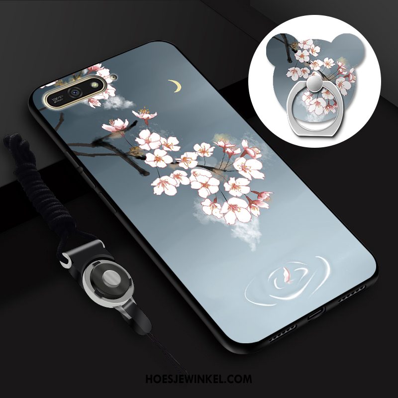 Huawei Y7 2018 Hoesje Zacht Wit Mobiele Telefoon, Huawei Y7 2018 Hoesje Hoes Persoonlijk