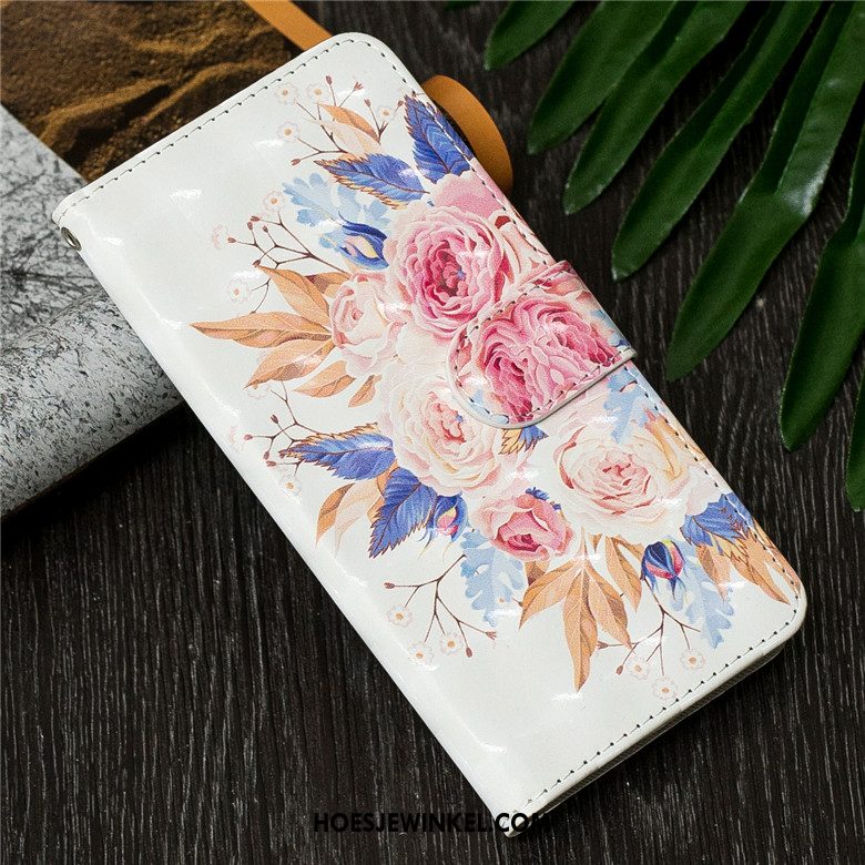 Huawei Y7 2019 Hoesje Bescherming Spotprent All Inclusive, Huawei Y7 2019 Hoesje Leren Etui Zacht