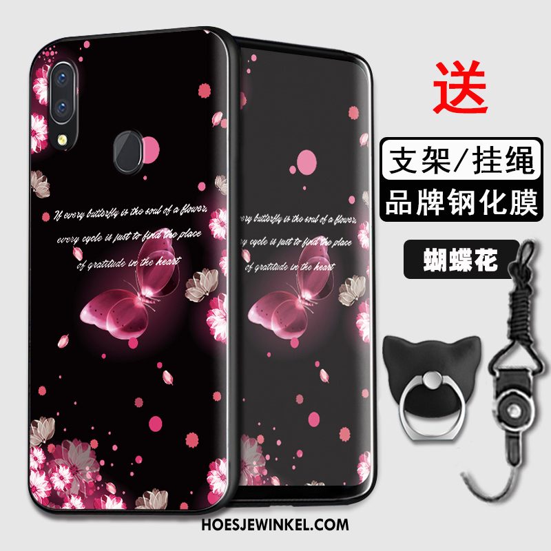 Huawei Y7 2019 Hoesje Blauw Zacht Mobiele Telefoon, Huawei Y7 2019 Hoesje Siliconen Persoonlijk