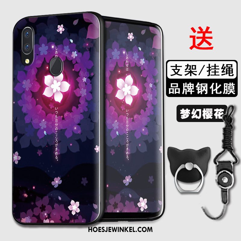 Huawei Y7 2019 Hoesje Blauw Zacht Mobiele Telefoon, Huawei Y7 2019 Hoesje Siliconen Persoonlijk