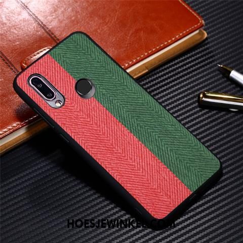 Huawei Y7 2019 Hoesje Groen Zacht Mobiele Telefoon, Huawei Y7 2019 Hoesje Doek Hard