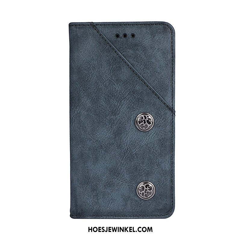 Huawei Y7 2019 Hoesje Scheppend Mobiele Telefoon Hoes, Huawei Y7 2019 Hoesje Folio Bescherming Braun