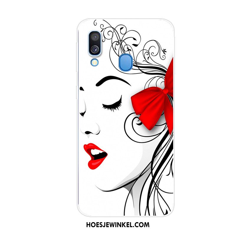 Huawei Y7 2019 Hoesje Ster Zwart Persoonlijk, Huawei Y7 2019 Hoesje Zacht Bescherming