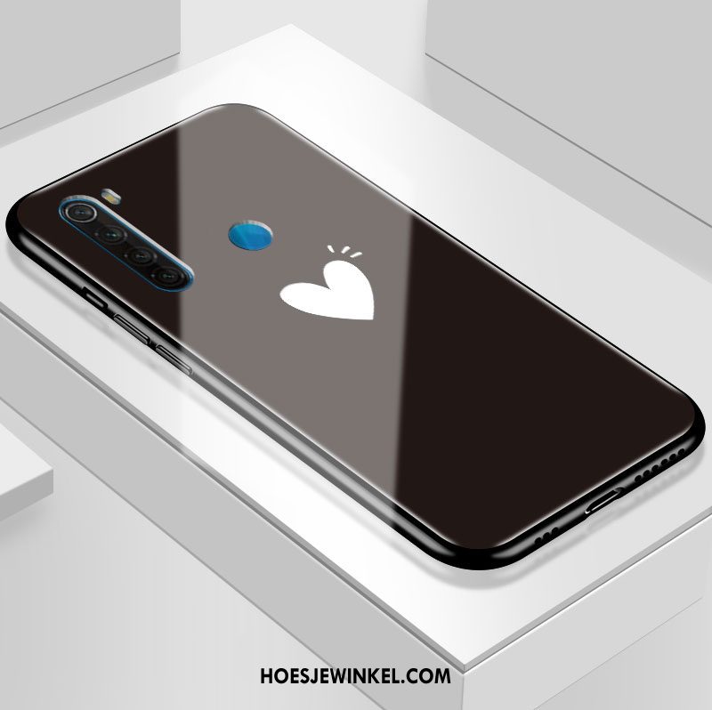 Iaomi Redmi Note 8t Hoesje All Inclusive Zacht Mobiele Telefoon, Iaomi Redmi Note 8t Hoesje Spiegel Bescherming Beige