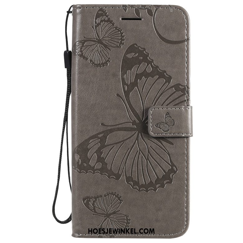 Iaomi Redmi Note 8t Hoesje Anti-fall Leren Etui Folio, Iaomi Redmi Note 8t Hoesje Zacht Bescherming Beige