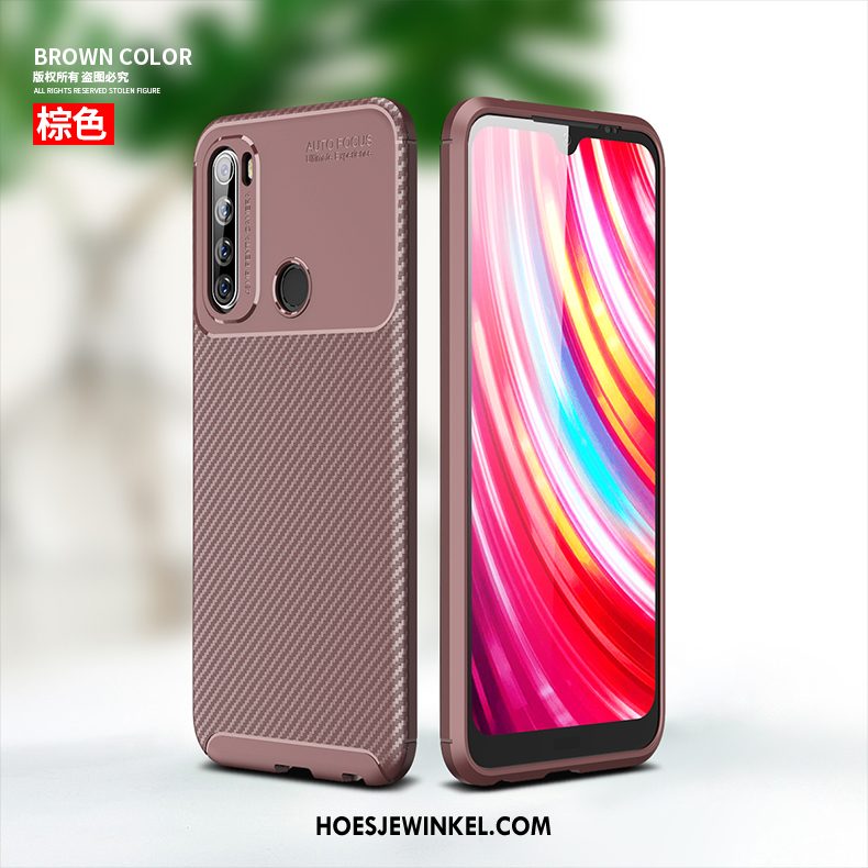 Iaomi Redmi Note 8t Hoesje Gasbag Anti-fall Scheppend, Iaomi Redmi Note 8t Hoesje All Inclusive Zacht Beige