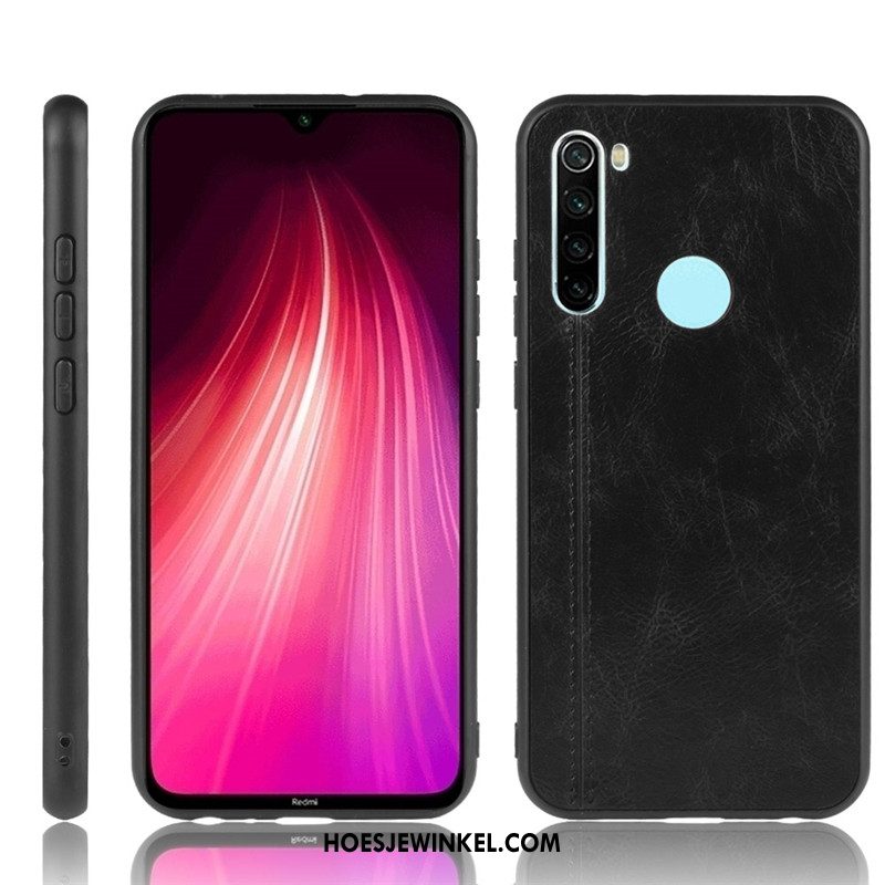 Iaomi Redmi Note 8t Hoesje Hard Blauw Hoes, Iaomi Redmi Note 8t Hoesje Mobiele Telefoon Rood Beige