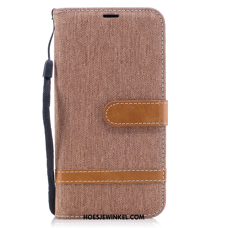 Iaomi Redmi Note 8t Hoesje Hoes Leren Etui All Inclusive, Iaomi Redmi Note 8t Hoesje Trend Scheppend Beige