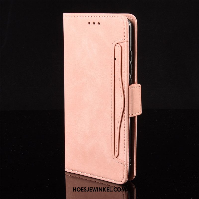 Iaomi Redmi Note 8t Hoesje Mini Folio Zwart, Iaomi Redmi Note 8t Hoesje Zacht Portemonnee Beige