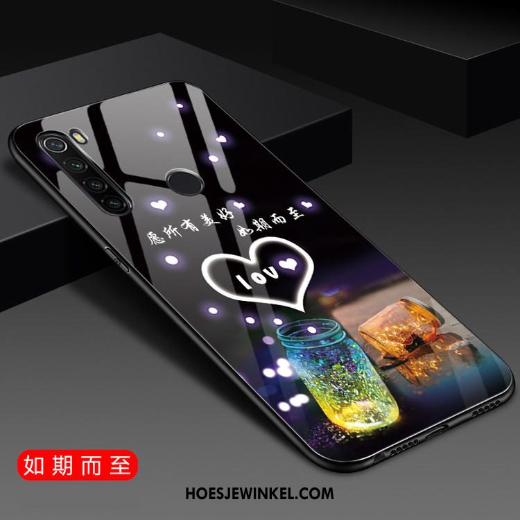 Iaomi Redmi Note 8t Hoesje Mobiele Telefoon Persoonlijk Zacht, Iaomi Redmi Note 8t Hoesje Glas Siliconen Beige