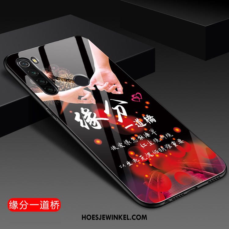 Iaomi Redmi Note 8t Hoesje Mobiele Telefoon Persoonlijk Zacht, Iaomi Redmi Note 8t Hoesje Glas Siliconen Beige