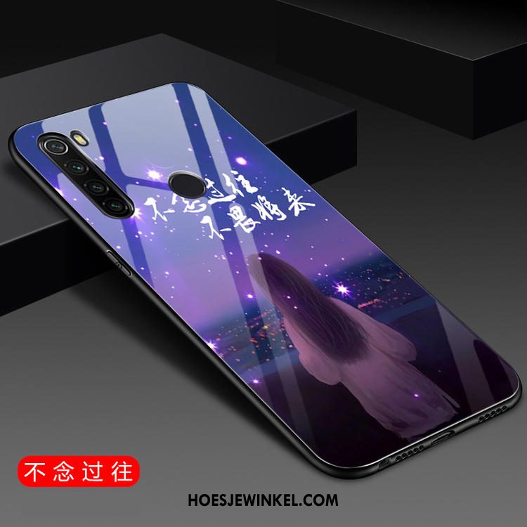 Iaomi Redmi Note 8t Hoesje Mobiele Telefoon Persoonlijk Zacht, Iaomi Redmi Note 8t Hoesje Glas Siliconen Beige