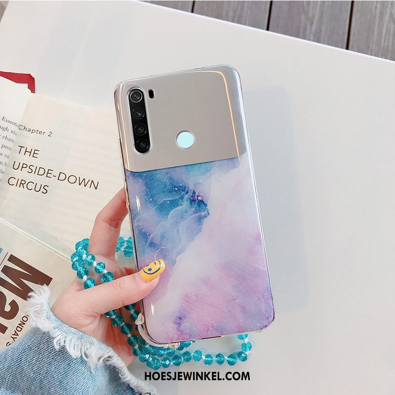 Iaomi Redmi Note 8t Hoesje Mobiele Telefoon Zacht Spotprent, Iaomi Redmi Note 8t Hoesje Mooie Mode Beige