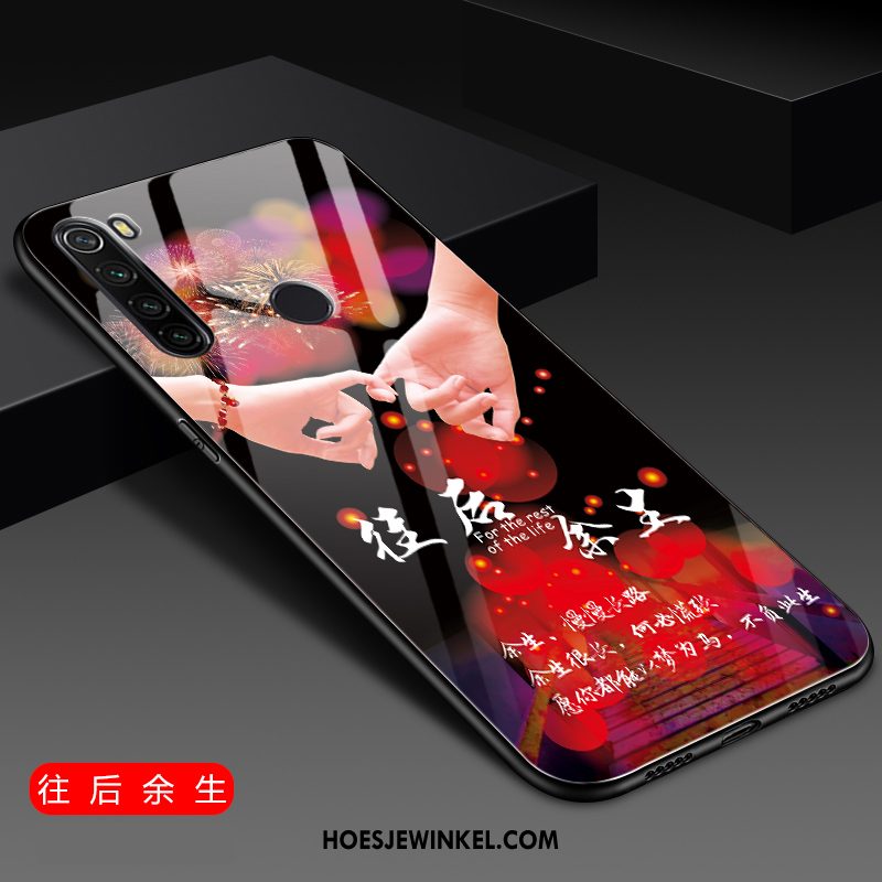 Iaomi Redmi Note 8t Hoesje Nieuw Spiegel Ring, Iaomi Redmi Note 8t Hoesje Scheppend Mobiele Telefoon Beige