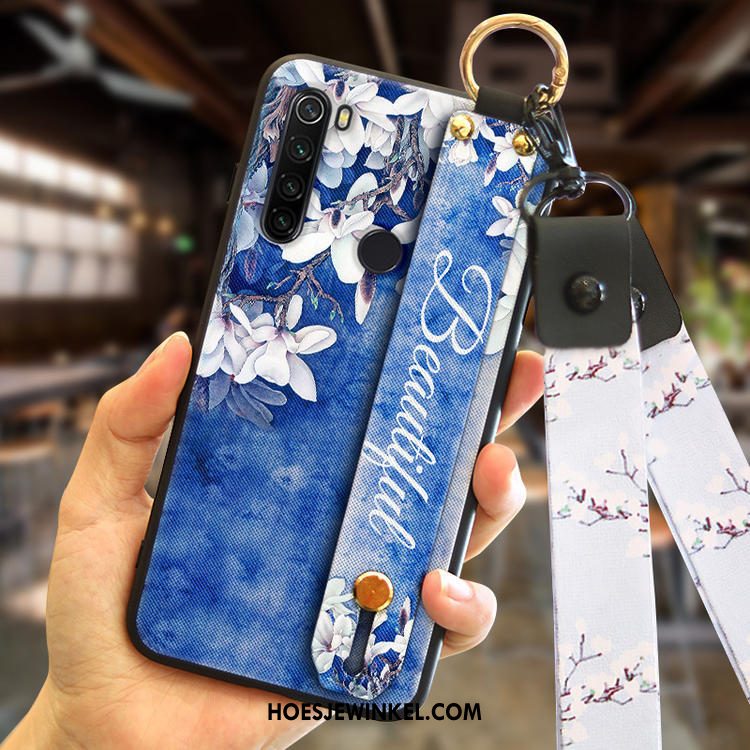 Iaomi Redmi Note 8t Hoesje Persoonlijk Rood Siliconen, Iaomi Redmi Note 8t Hoesje Trend Wit Beige