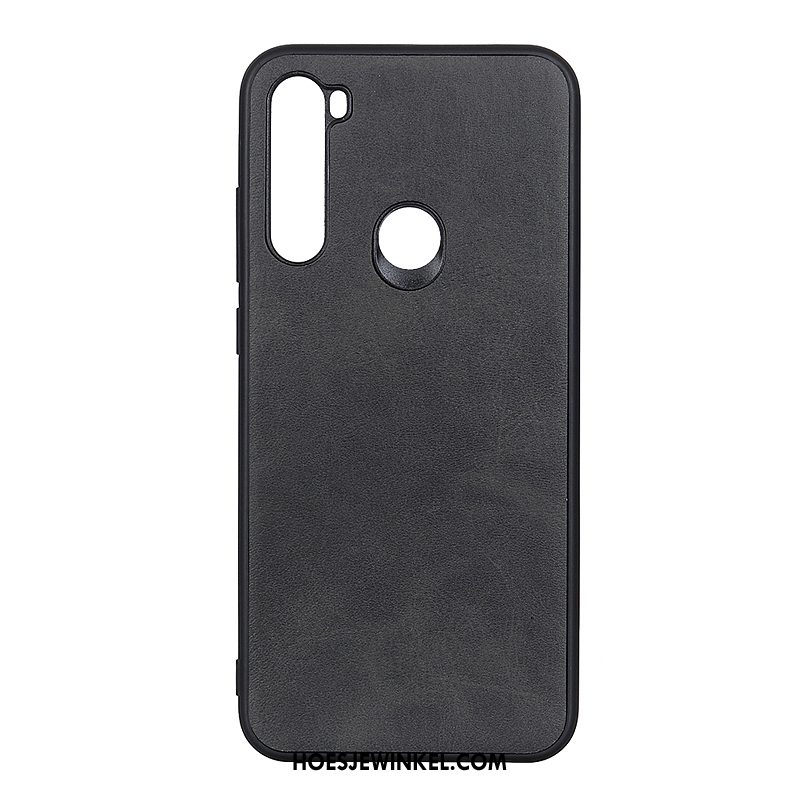 Iaomi Redmi Note 8t Hoesje Wijnrood Hard Leer, Iaomi Redmi Note 8t Hoesje All Inclusive Mini Beige