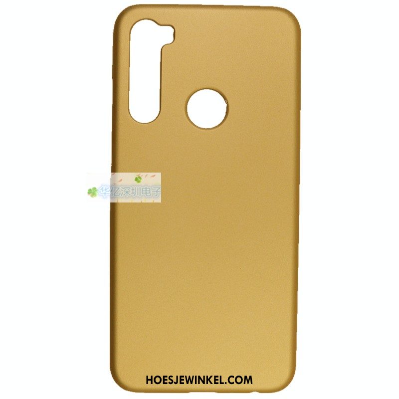 Iaomi Redmi Note 8t Hoesje Zwart Rood Hard, Iaomi Redmi Note 8t Hoesje Mobiele Telefoon Mini Beige