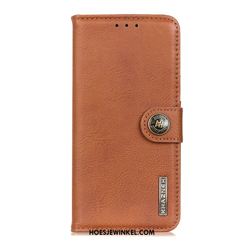 Leren Hoesje Oneplus 13 Khazneh Vintage Leer Bescherming Hoesje