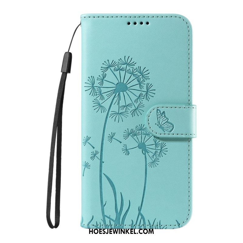 Leren Hoesje Oneplus 13r Paardenbloembandje