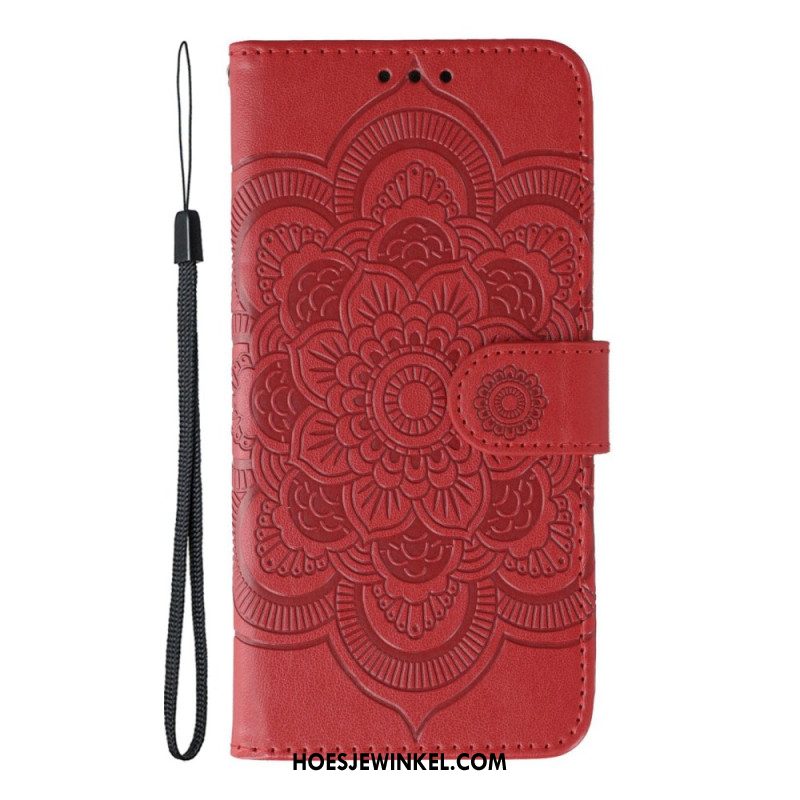 Leren Hoesje Oneplus 15 Bedrukt Mandala-patroon Bescherming Hoesje