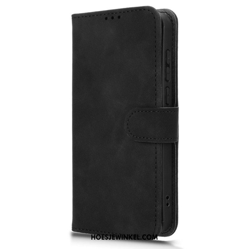 Leren Hoesje Oneplus 15 Suèdelook Bescherming Hoesje