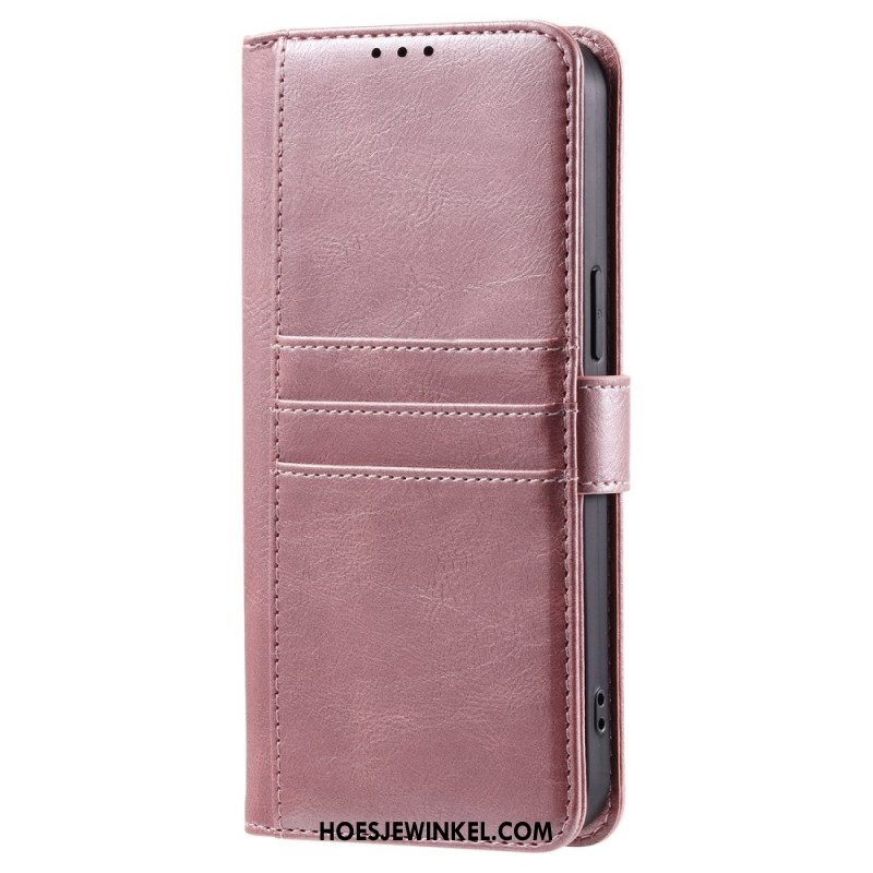 Leren Hoesje Oneplus 15r 6 Kaartsleuven En Draagkoord