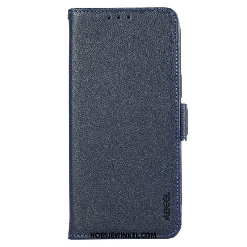 Leren Hoesje Oneplus 15r Abeel Lychee-textuur Bescherming Hoesje