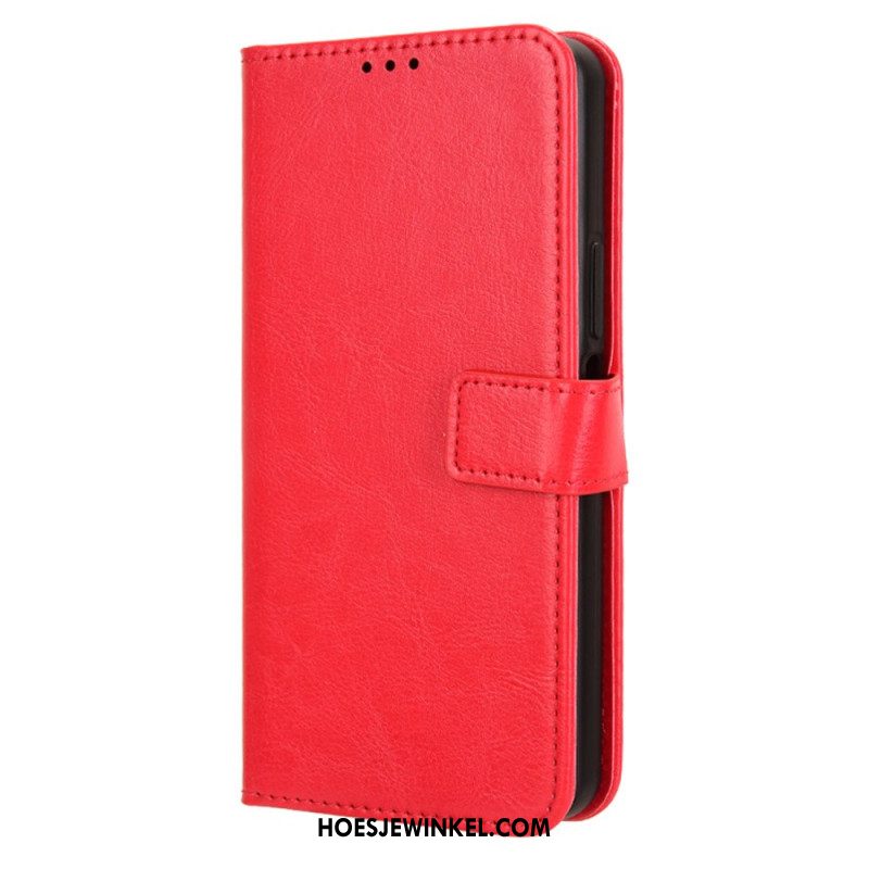 Leren Hoesje Oneplus Nord 4 Opvallend Imitatieleer Bescherming Hoesje