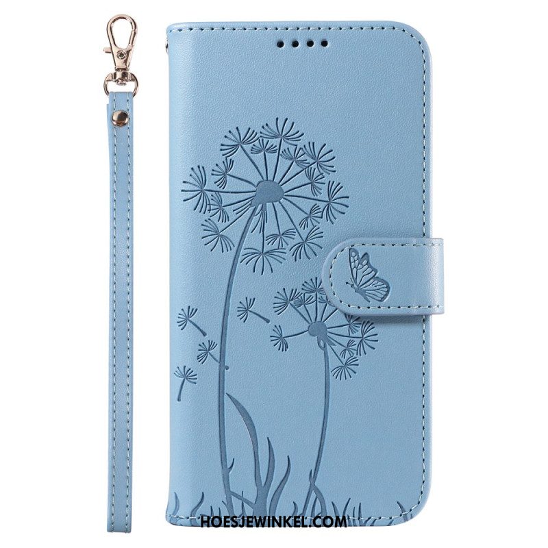 Leren Hoesje Oneplus Nord 4 Paardenbloemen Liefde Bescherming Hoesje