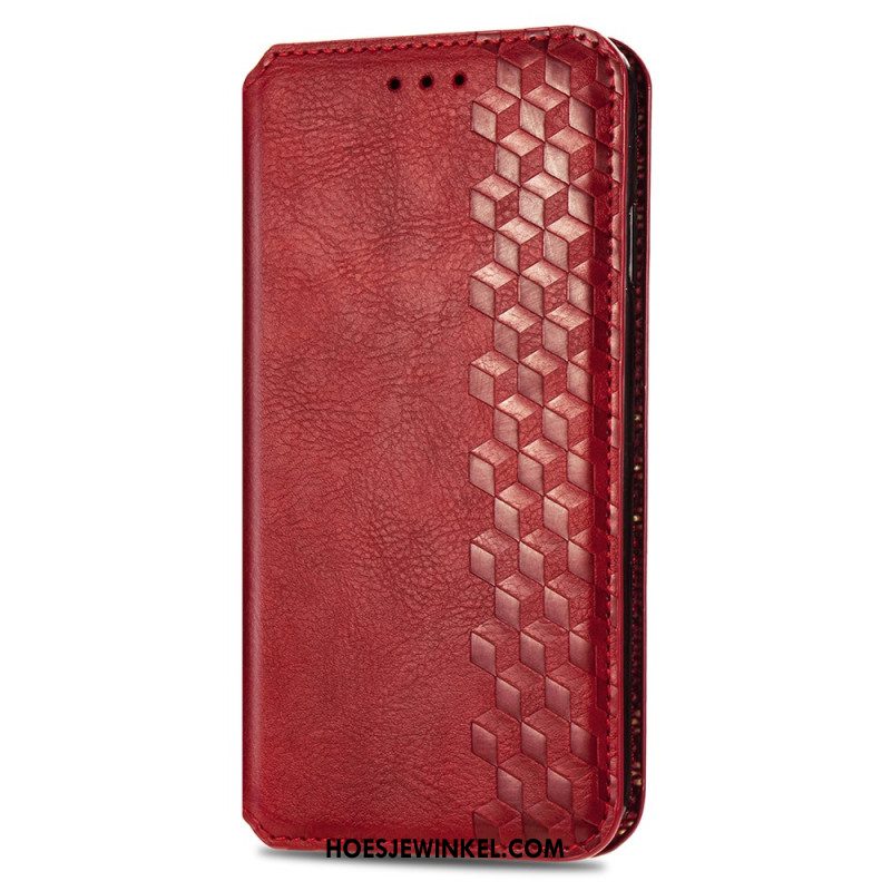 Leren Hoesje Oneplus Nord 4 Rand Met Suède-effect Bescherming Hoesje