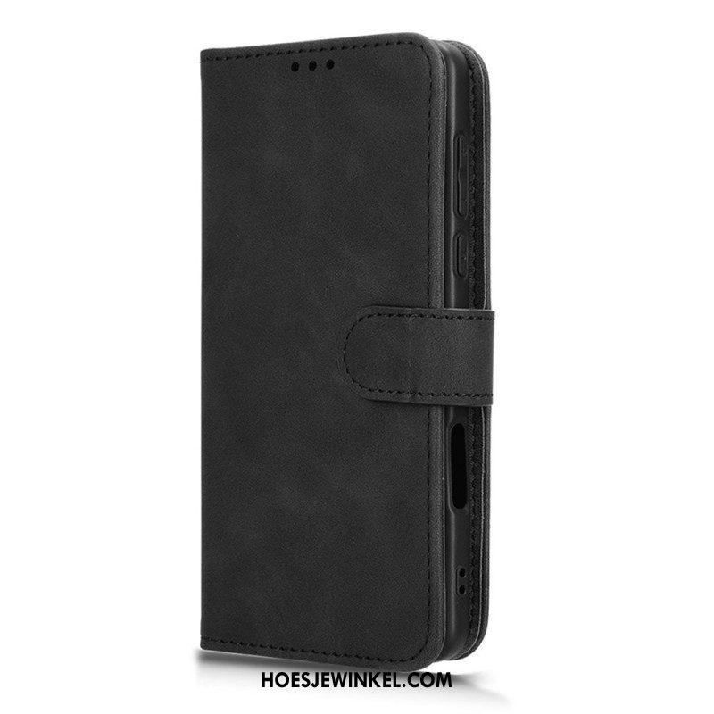 Leren Hoesje Oppo Find X8 Pro Suède-effect Bescherming Hoesje