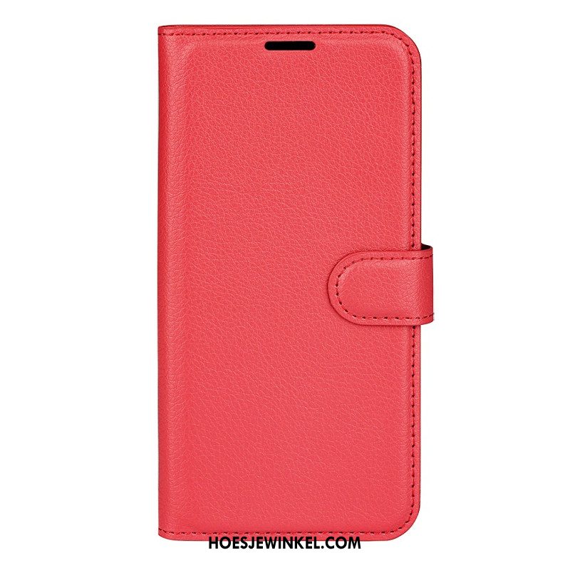Leren Hoesje Oppo Find X9 5g Lychee Kunstleer Bescherming Hoesje