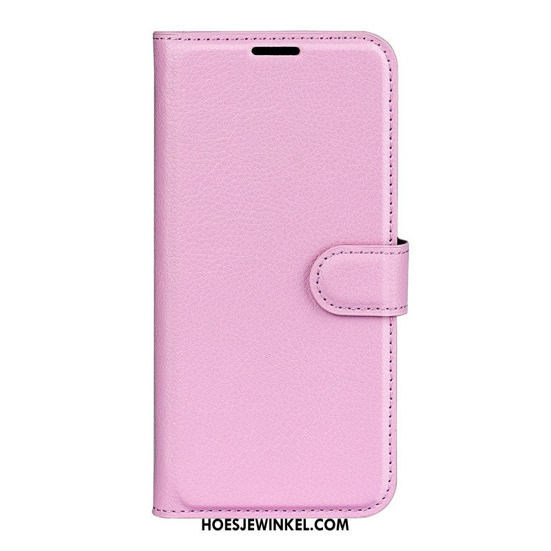 Leren Hoesje Oppo Find X9 5g Lychee Kunstleer Bescherming Hoesje