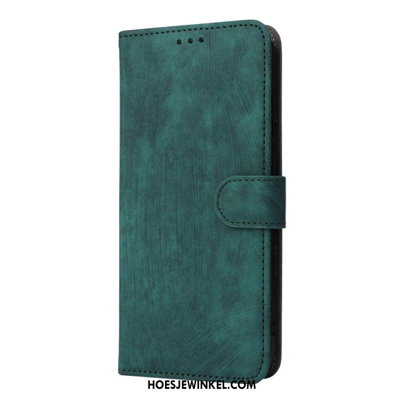 Leren Hoesje Oppo Find X9 5g Suède-effect Met Bandje Bescherming Hoesje