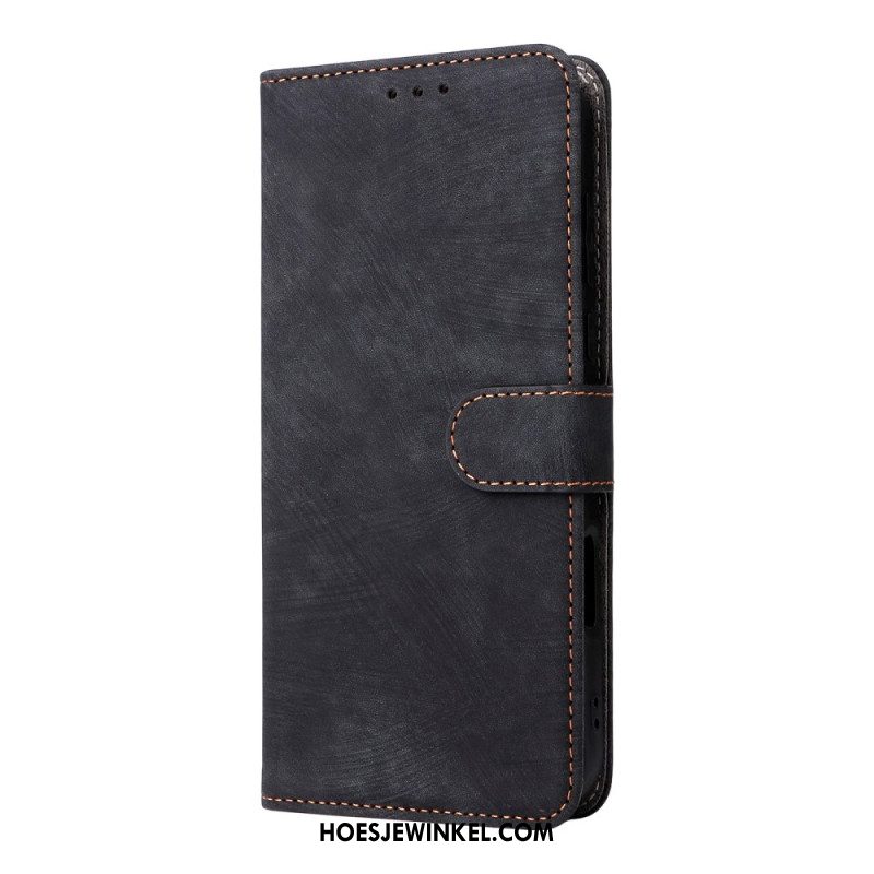 Leren Hoesje Oppo Find X9 Pro 5g Bandjes Met Suède-effect Bescherming Hoesje